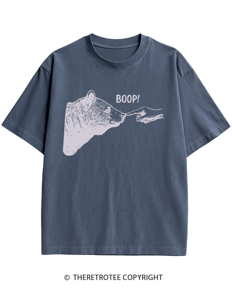 TheRetroTee Boop 1990s Heavy Cotton T-Shirt