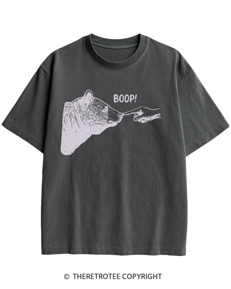 TheRetroTee Boop 1990s Heavy Cotton T-Shirt