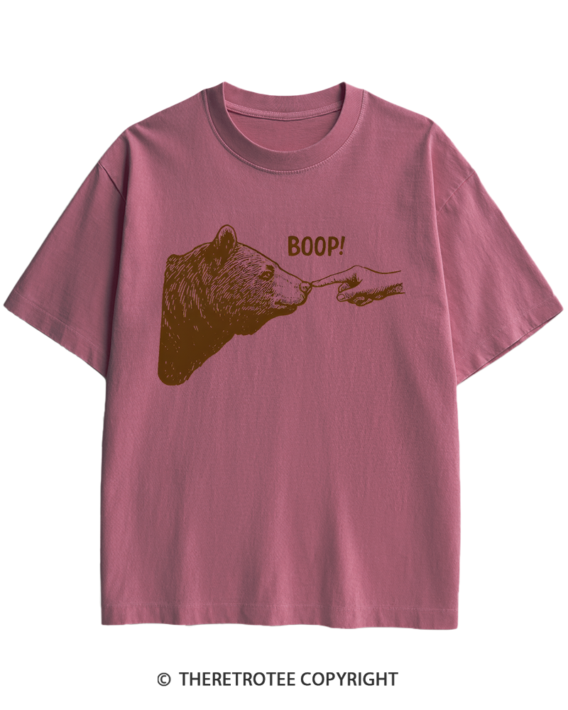 TheRetroTee Boop 1990s Heavy Cotton T-Shirt