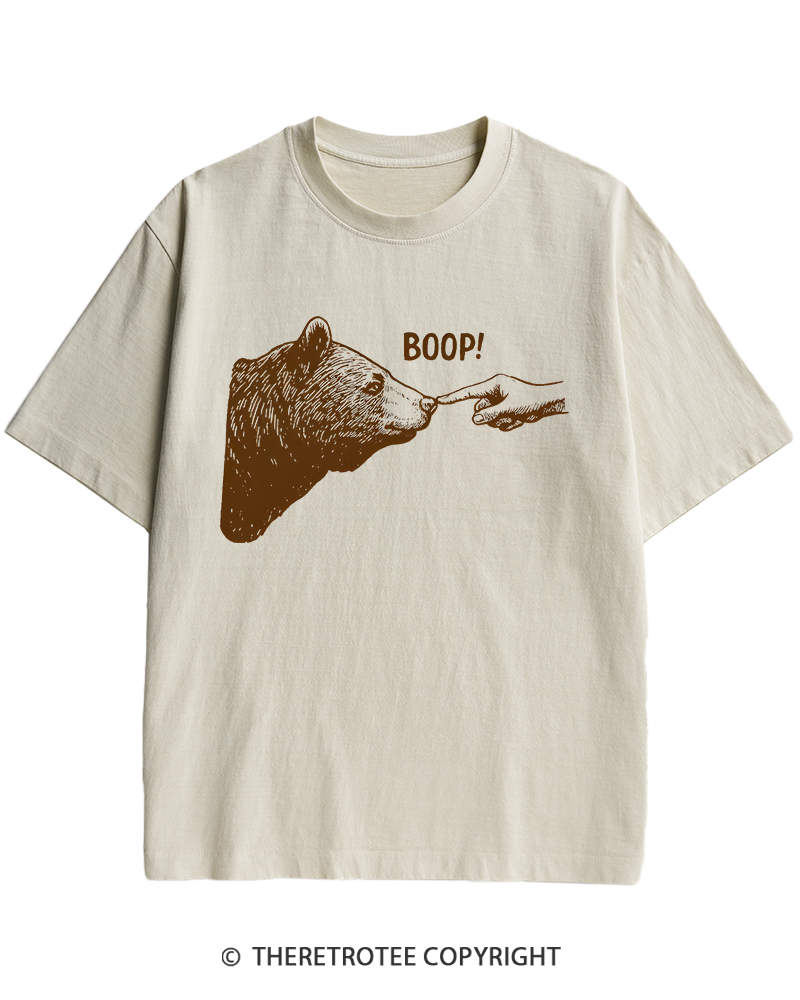TheRetroTee Boop 1990s Heavy Cotton T-Shirt