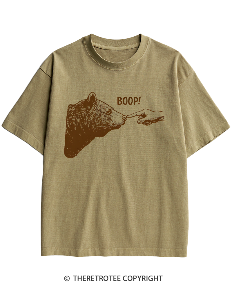 TheRetroTee Boop 1990s Heavy Cotton T-Shirt