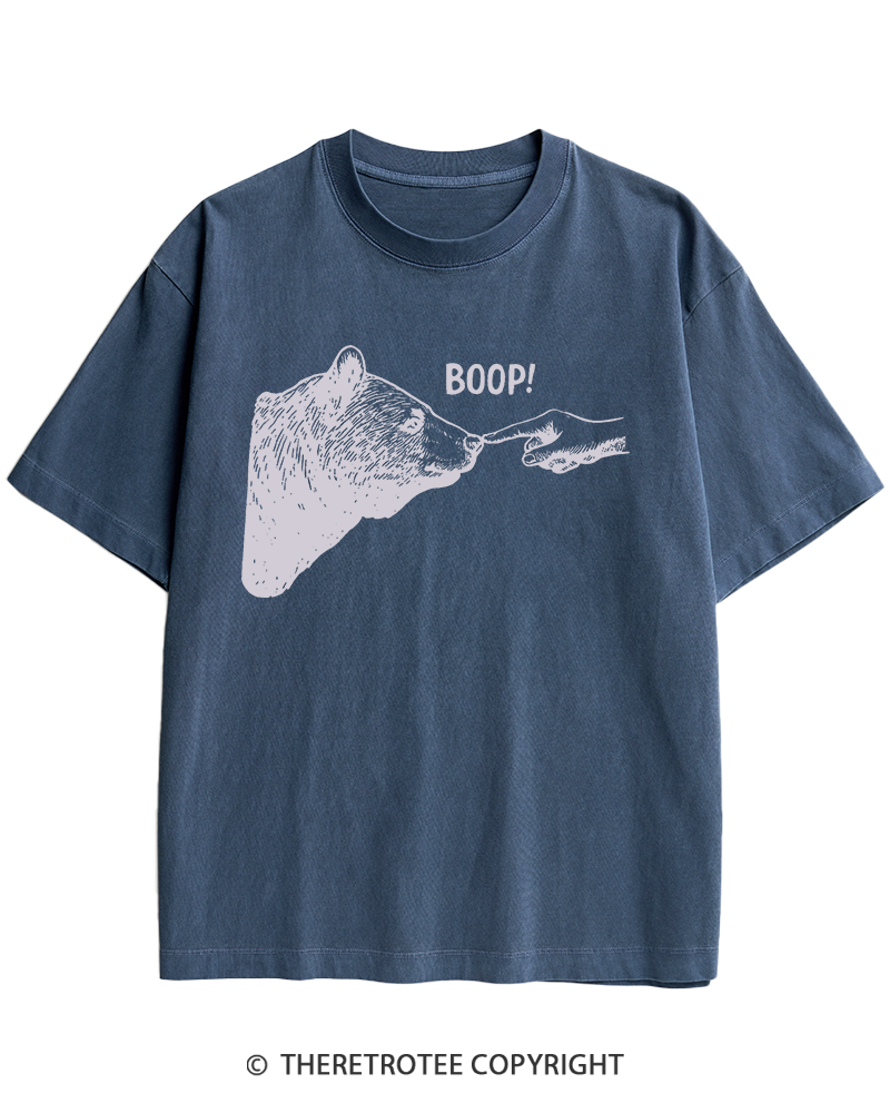 TheRetroTee Boop 1990s Heavy Cotton T-Shirt