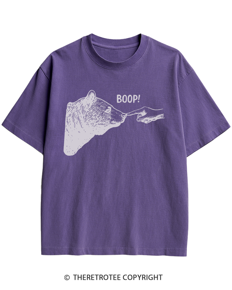 TheRetroTee Boop 1990s Heavy Cotton T-Shirt
