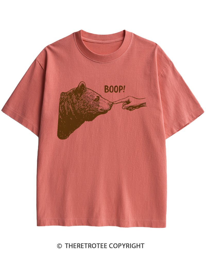 TheRetroTee Boop 1990s Heavy Cotton T-Shirt