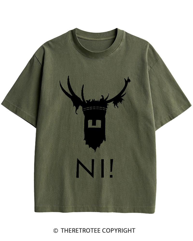 TheRetroTee Ni! 1970s Heavy Cotton T-Shirt