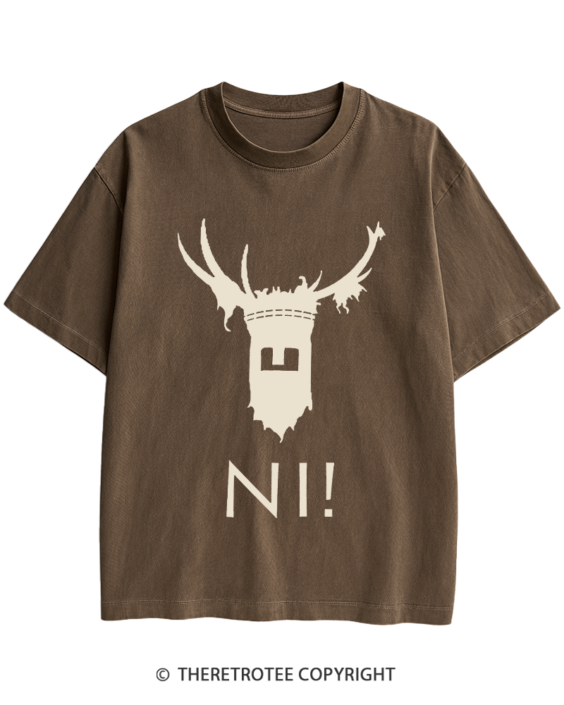 TheRetroTee Ni! 1970s Heavy Cotton T-Shirt