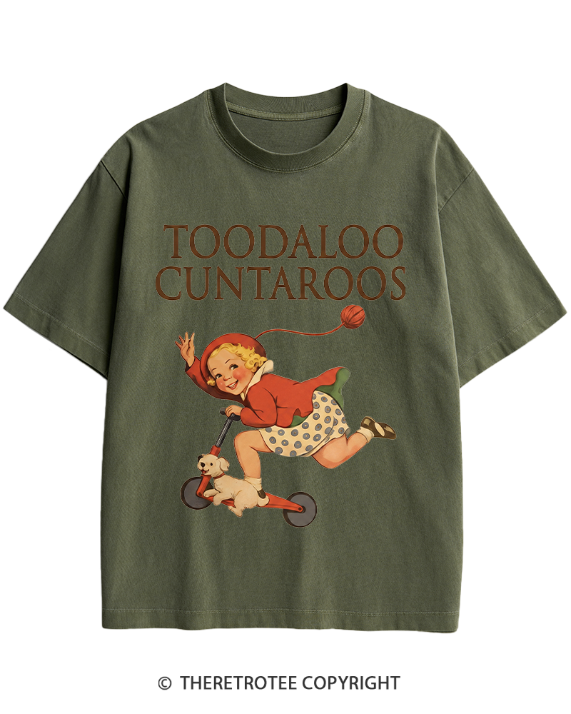 TheRetroTee Toodaloo Cuntaroos 1950s Heavy Cotton T-Shirt