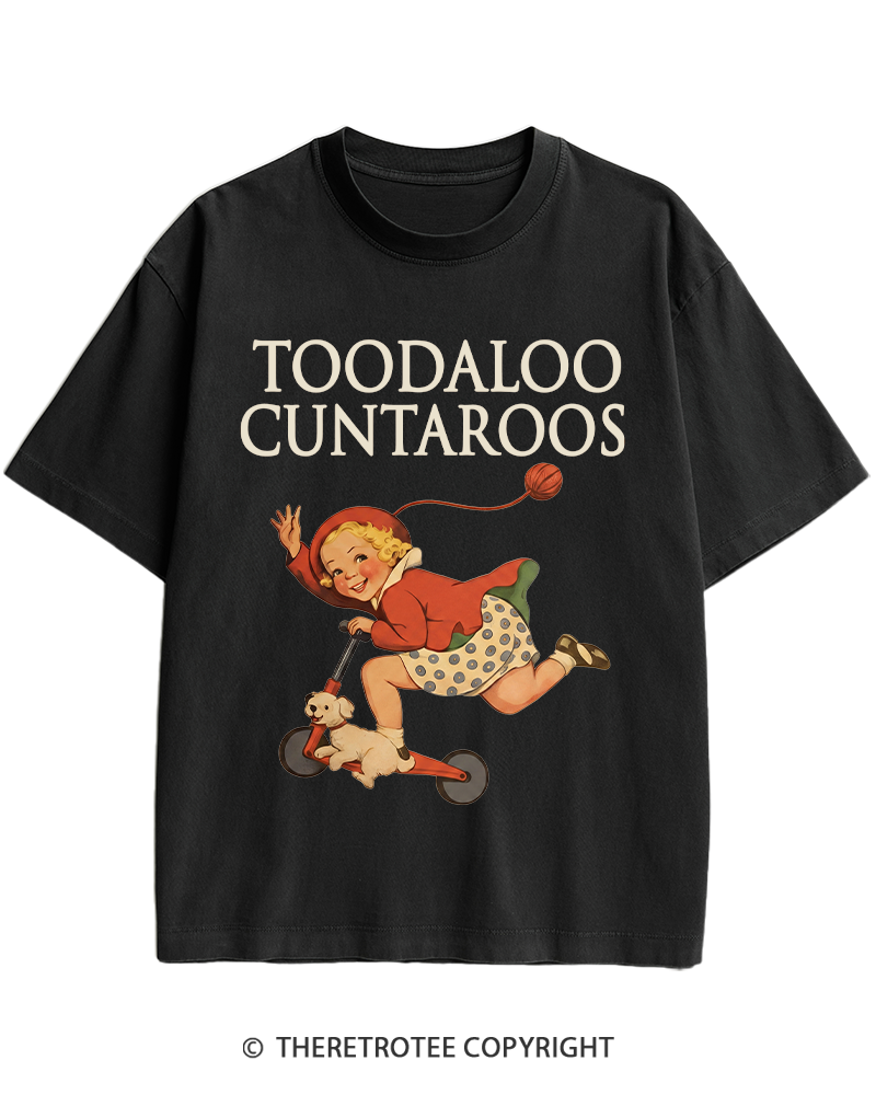 TheRetroTee Toodaloo Cuntaroos 1950s Heavy Cotton T-Shirt