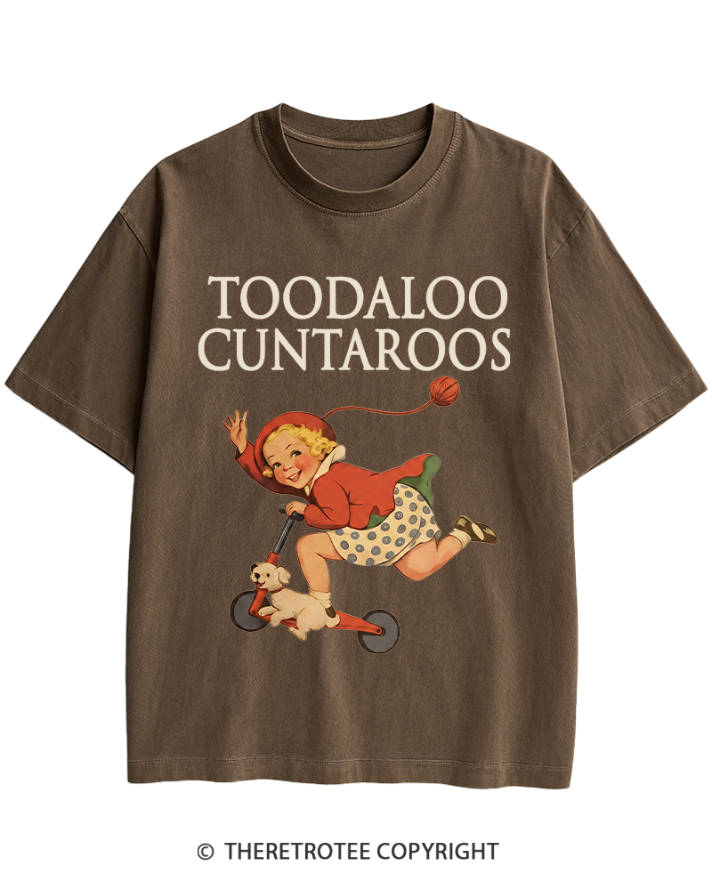 TheRetroTee Toodaloo Cuntaroos 1950s Heavy Cotton T-Shirt