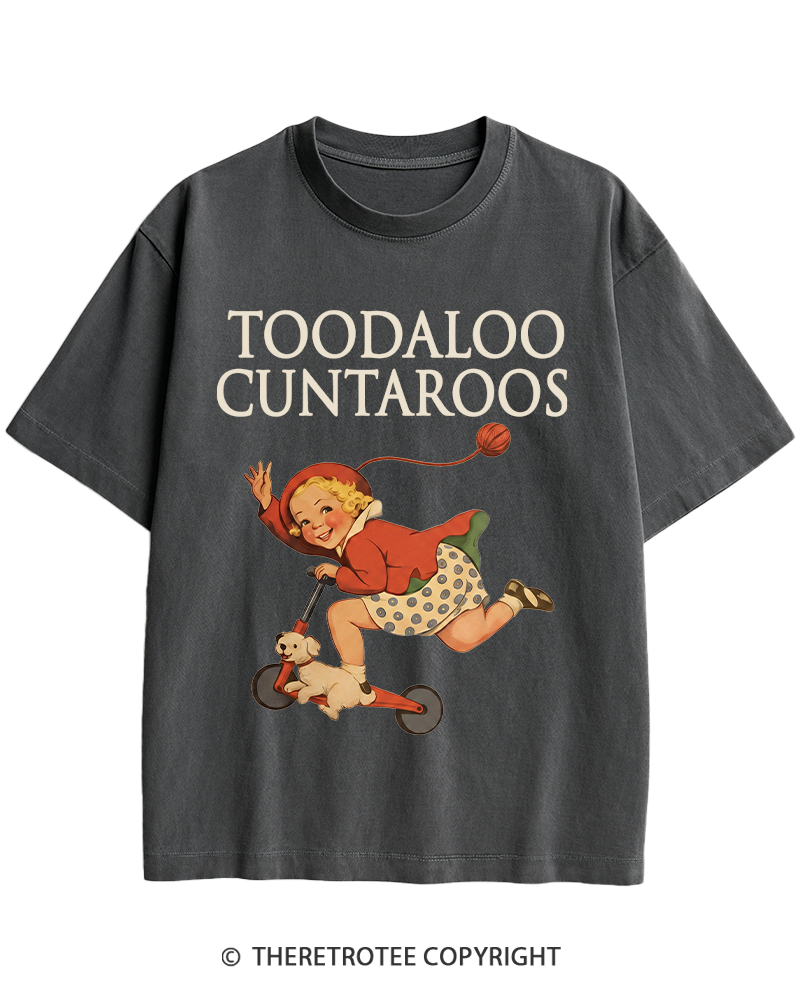TheRetroTee Toodaloo Cuntaroos 1950s Heavy Cotton T-Shirt