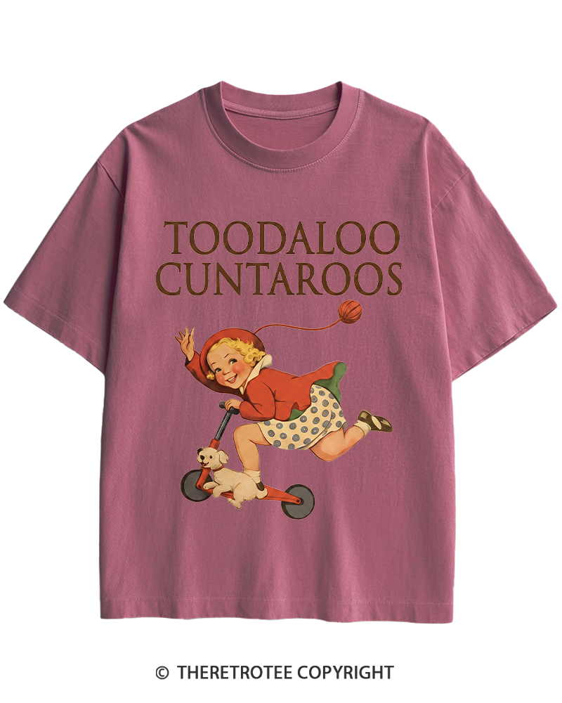 TheRetroTee Toodaloo Cuntaroos 1950s Heavy Cotton T-Shirt