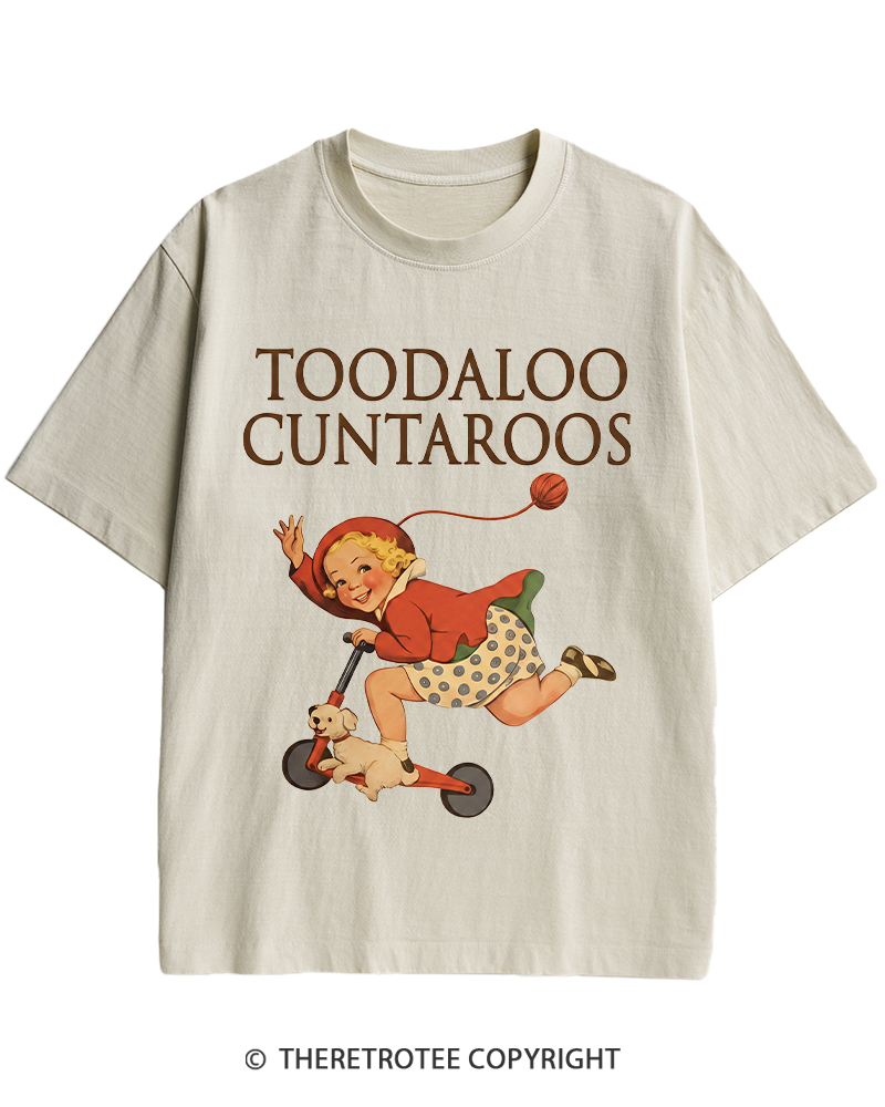 TheRetroTee Toodaloo Cuntaroos 1950s Heavy Cotton T-Shirt