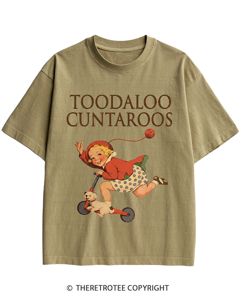 TheRetroTee Toodaloo Cuntaroos 1950s Heavy Cotton T-Shirt