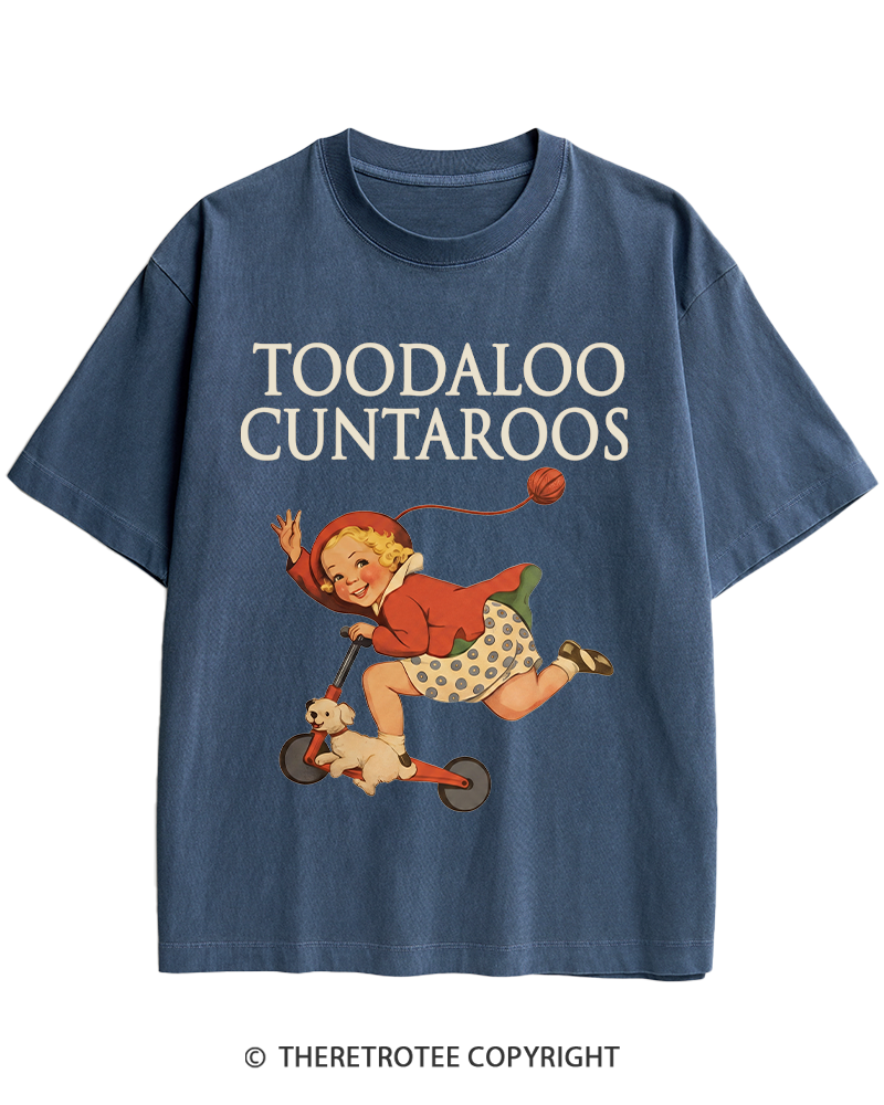TheRetroTee Toodaloo Cuntaroos 1950s Heavy Cotton T-Shirt