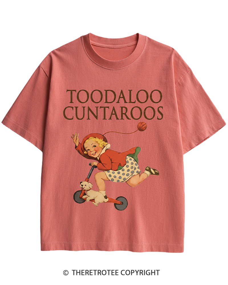 TheRetroTee Toodaloo Cuntaroos 1950s Heavy Cotton T-Shirt