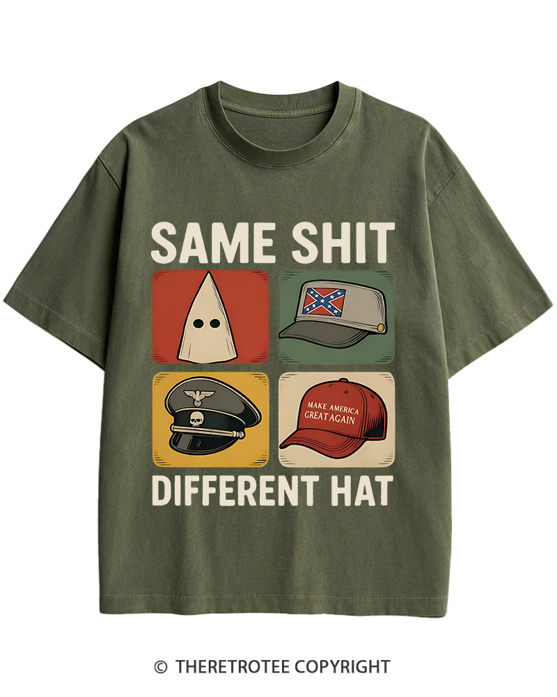 TheRetroTee Same Shit Different Heavy Cotton T-Shirt