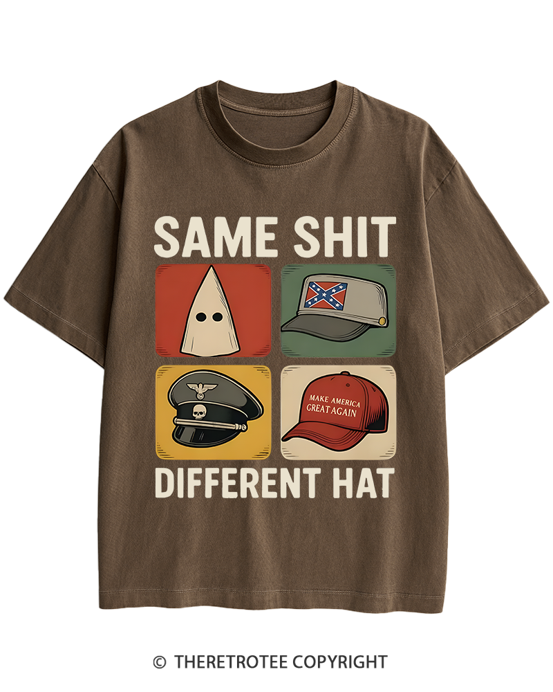 TheRetroTee Same Shit Different Heavy Cotton T-Shirt