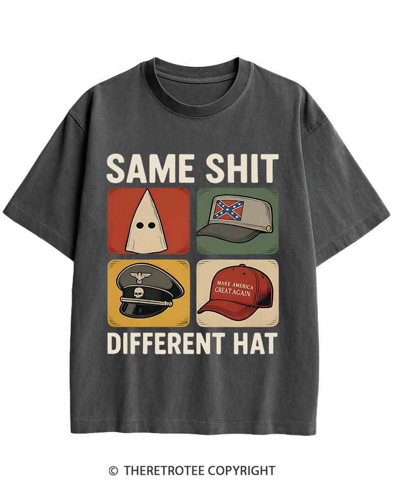 TheRetroTee Same Shit Different Heavy Cotton T-Shirt