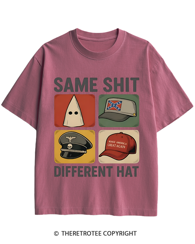 TheRetroTee Same Shit Different Heavy Cotton T-Shirt