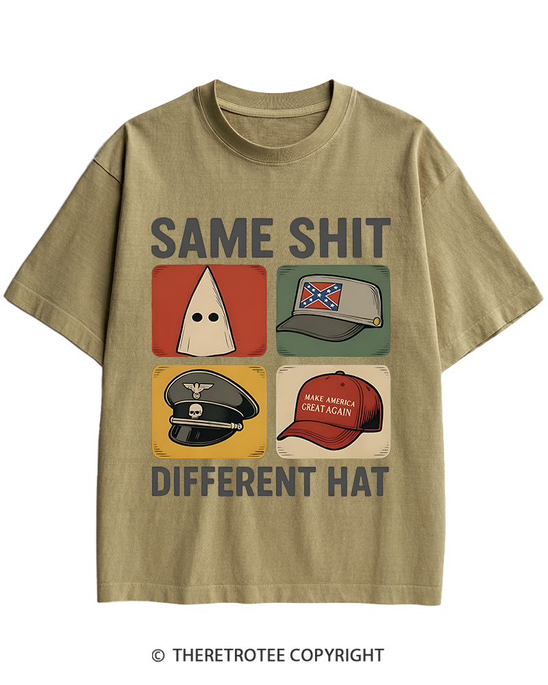 TheRetroTee Same Shit Different Heavy Cotton T-Shirt