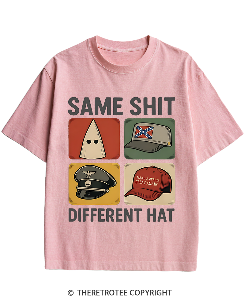 TheRetroTee Same Shit Different Heavy Cotton T-Shirt