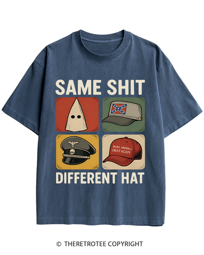TheRetroTee Same Shit Different Heavy Cotton T-Shirt