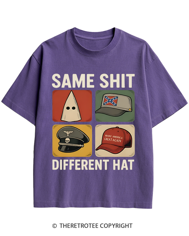 TheRetroTee Same Shit Different Heavy Cotton T-Shirt