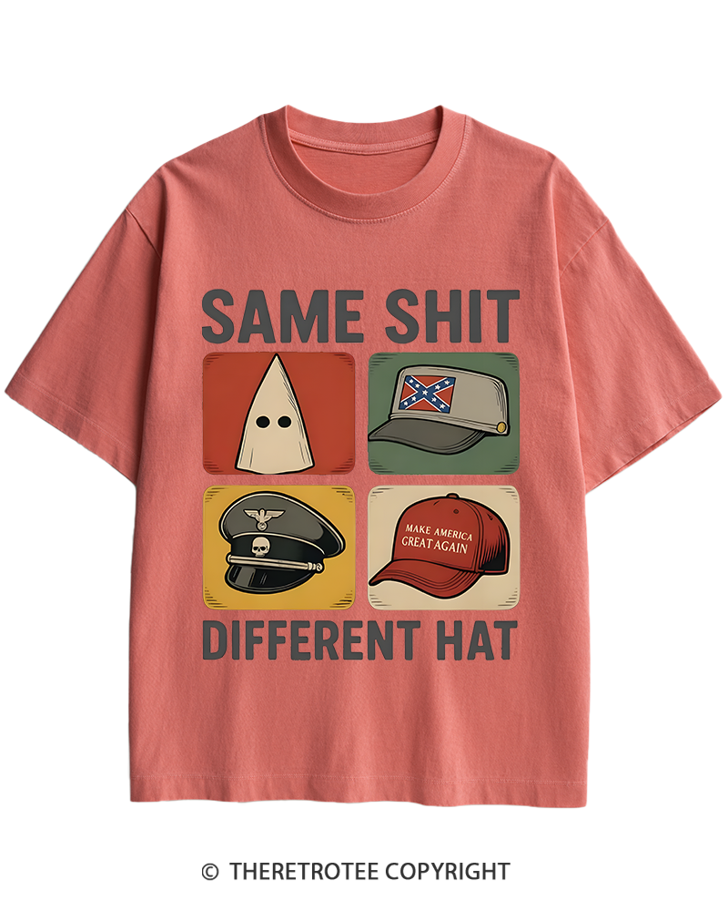 TheRetroTee Same Shit Different Heavy Cotton T-Shirt