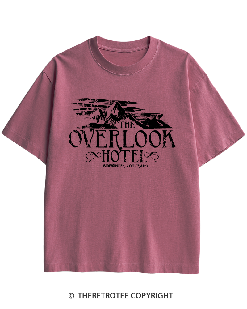 TheRetroTee The Overlook Hotel 1980s Heavy Cotton T-Shirt