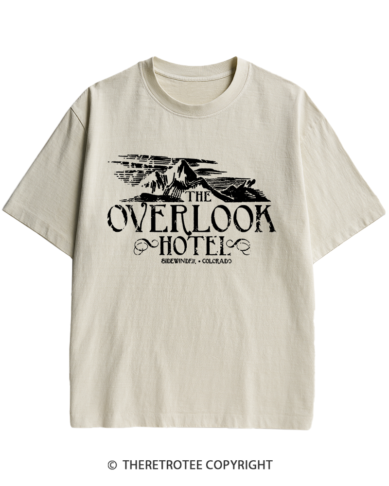 TheRetroTee The Overlook Hotel 1980s Heavy Cotton T-Shirt