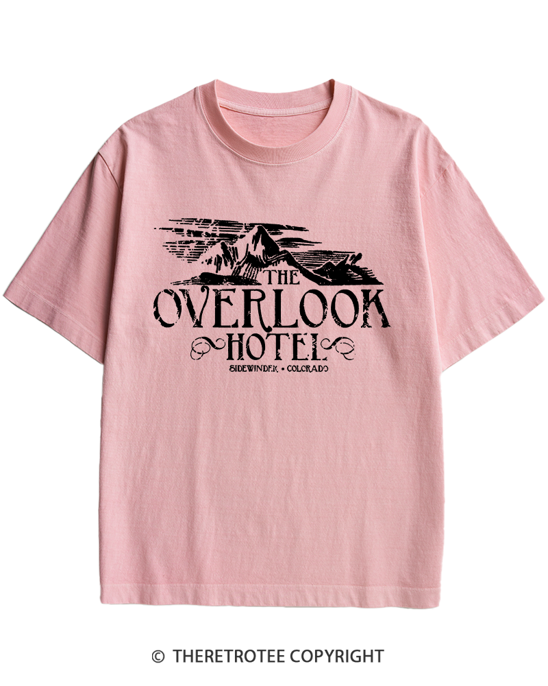 TheRetroTee The Overlook Hotel 1980s Heavy Cotton T-Shirt