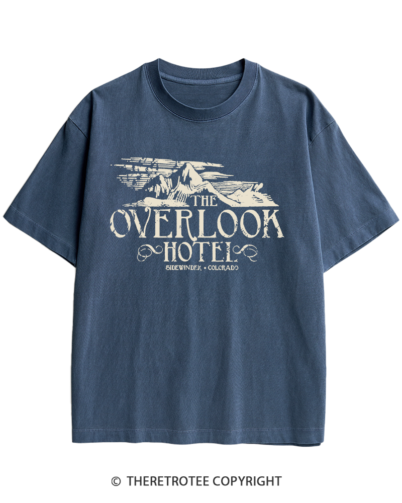 TheRetroTee The Overlook Hotel 1980s Heavy Cotton T-Shirt
