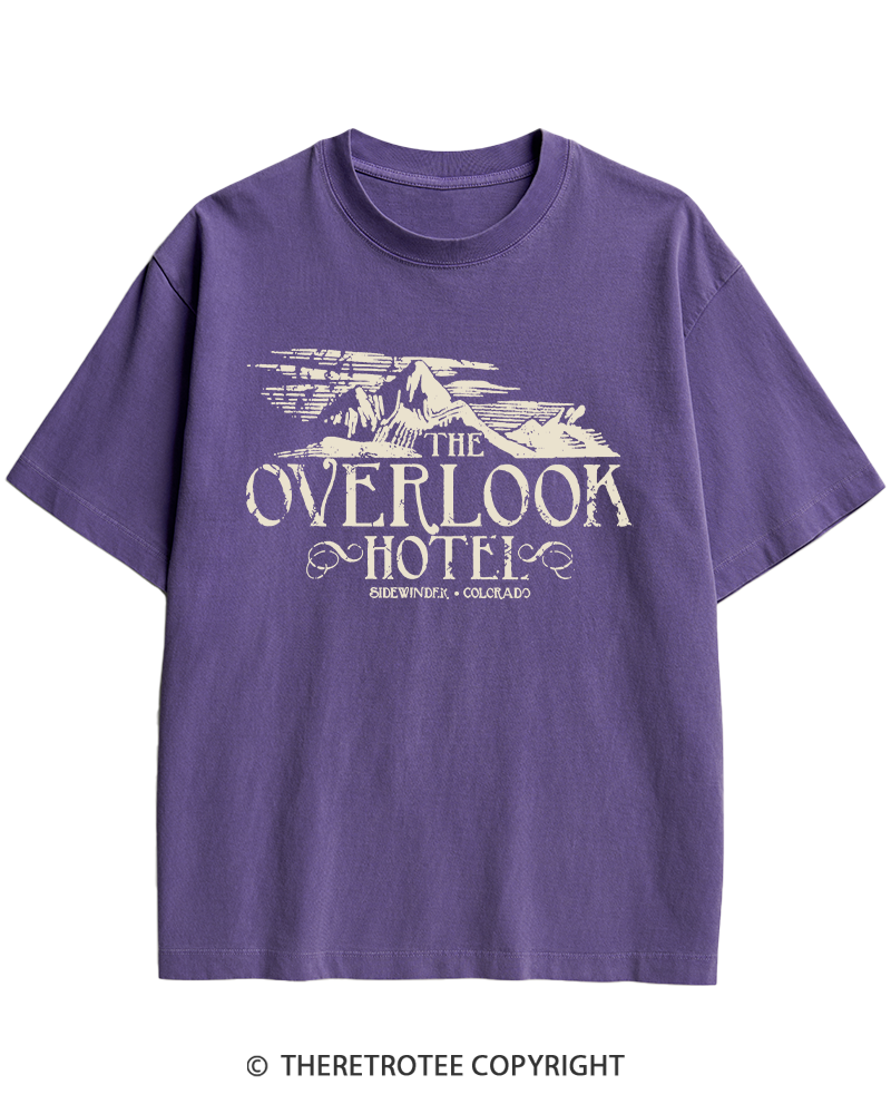 TheRetroTee The Overlook Hotel 1980s Heavy Cotton T-Shirt