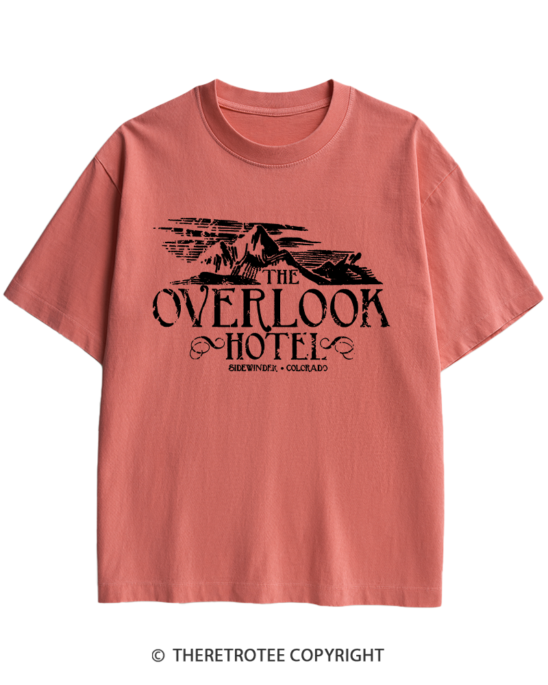 TheRetroTee The Overlook Hotel 1980s Heavy Cotton T-Shirt