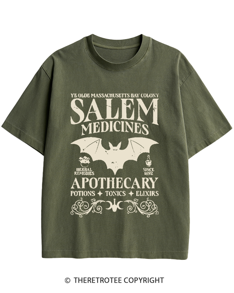 TheRetroTee Apothecary Heavy Cotton T-Shirt