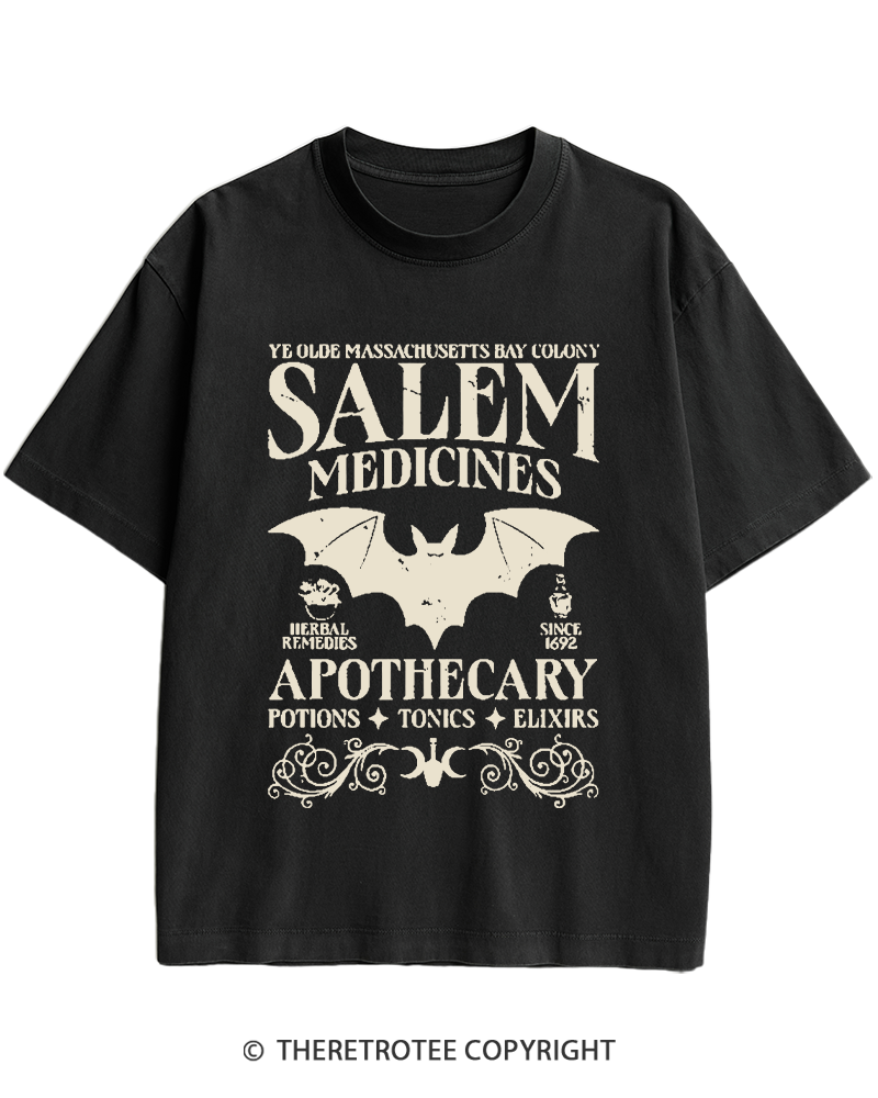 TheRetroTee Apothecary Heavy Cotton T-Shirt
