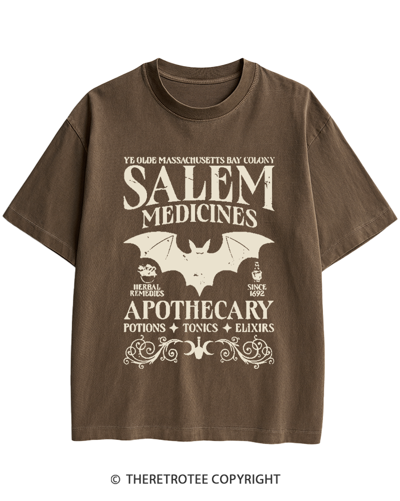 TheRetroTee Apothecary Heavy Cotton T-Shirt