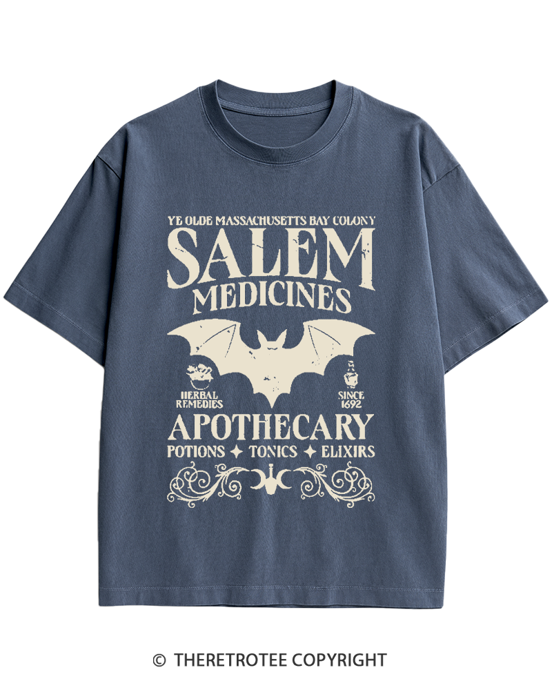 TheRetroTee Apothecary Heavy Cotton T-Shirt