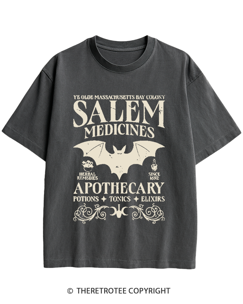 TheRetroTee Apothecary Heavy Cotton T-Shirt