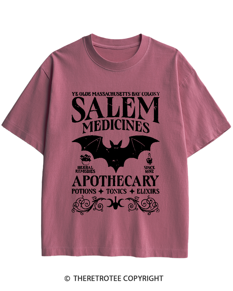 TheRetroTee Apothecary Heavy Cotton T-Shirt