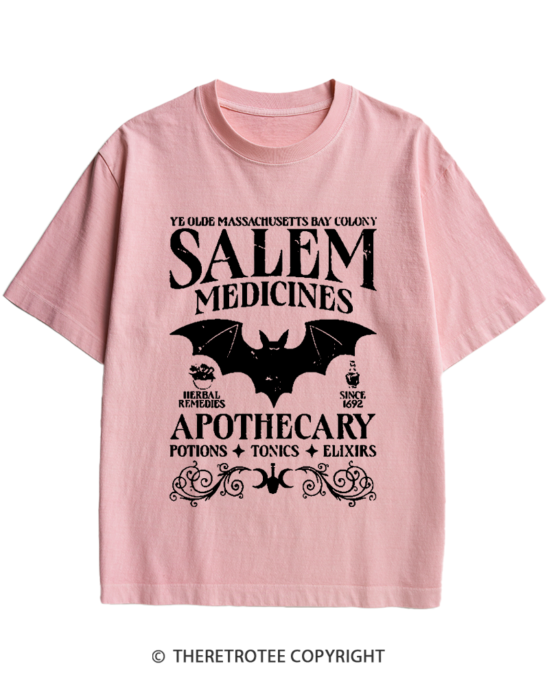 TheRetroTee Apothecary Heavy Cotton T-Shirt