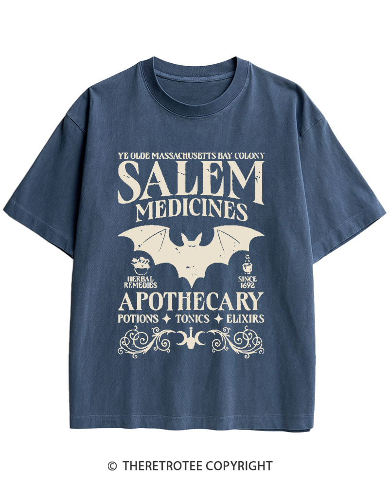 TheRetroTee Apothecary Heavy Cotton T-Shirt