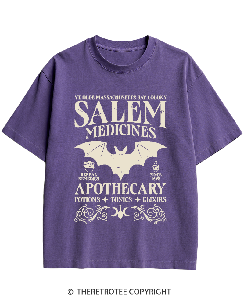 TheRetroTee Apothecary Heavy Cotton T-Shirt