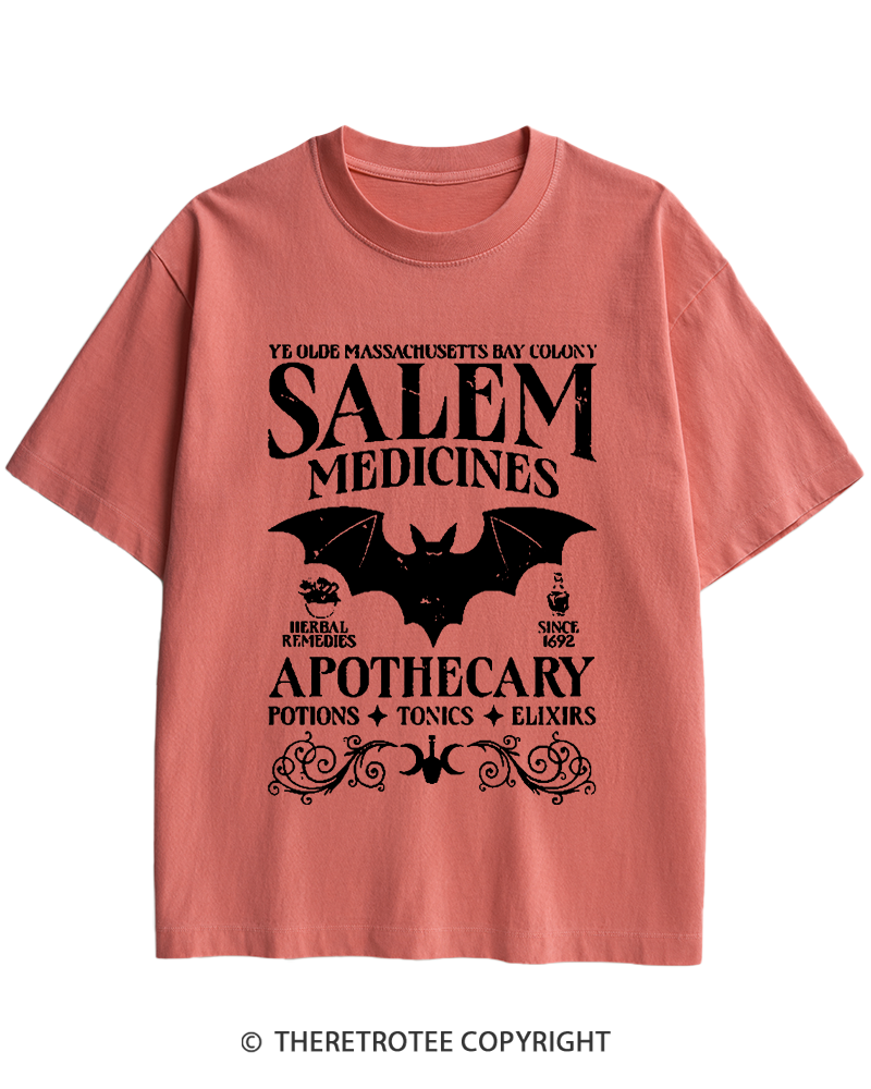 TheRetroTee Apothecary Heavy Cotton T-Shirt