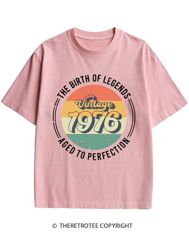 TheRetroTee Vintage 1976 Heavy Cotton T-Shirt