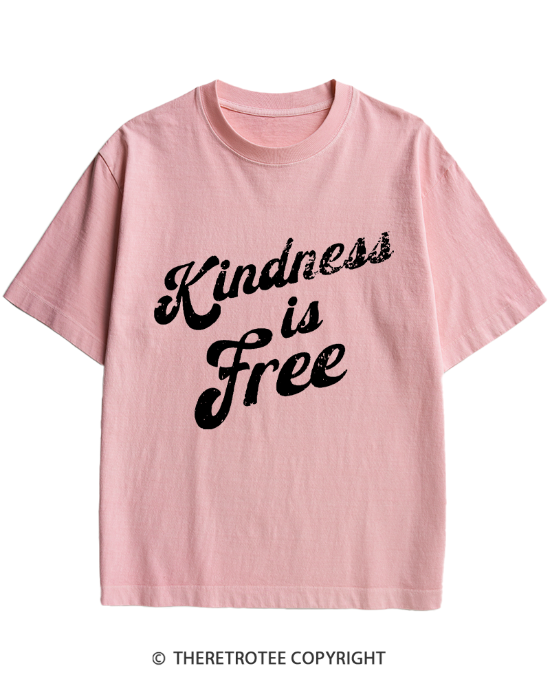 TheRetroTee Be Kind 1960s Heavy Cotton T-Shirt