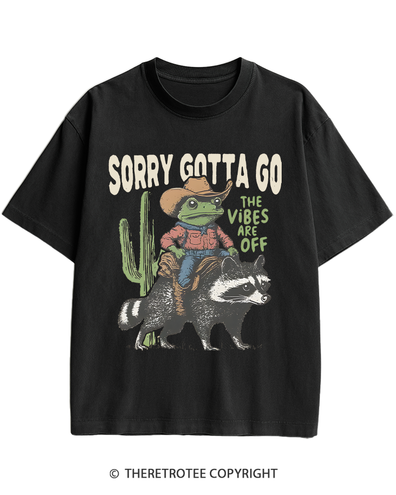 TheRetroTee 1890s Style Cowboy Frog Riding Raccoon Heavy Cotton T-Shirt