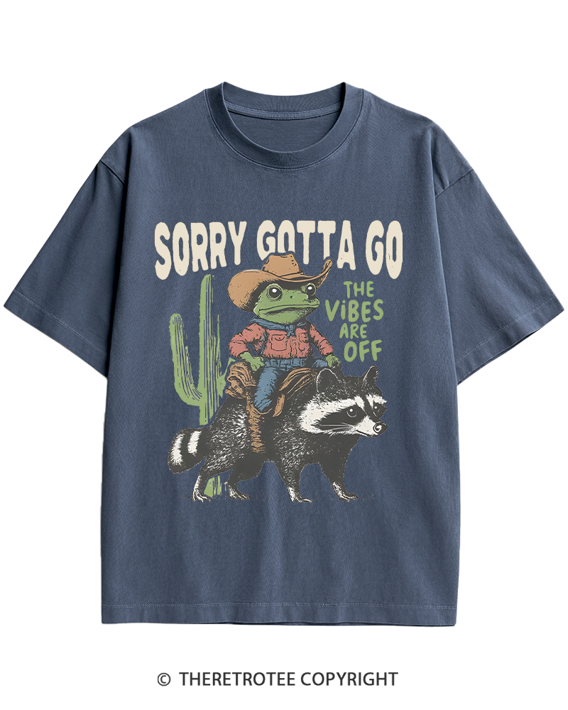 TheRetroTee 1890s Style Cowboy Frog Riding Raccoon Heavy Cotton T-Shirt