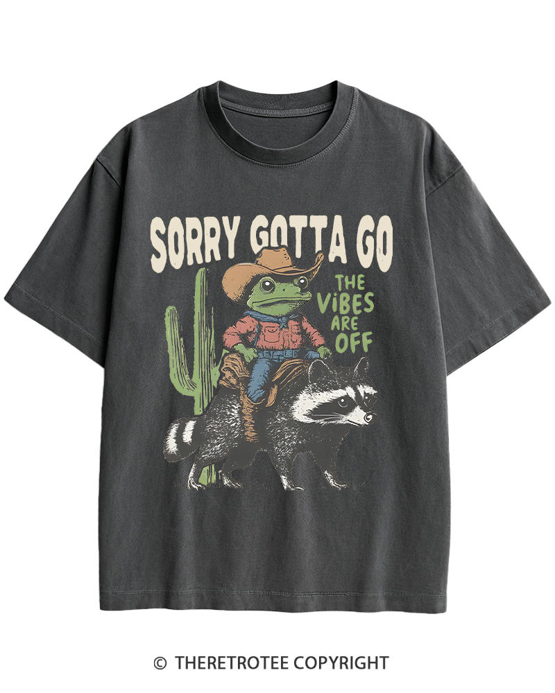 TheRetroTee 1890s Style Cowboy Frog Riding Raccoon Heavy Cotton T-Shirt