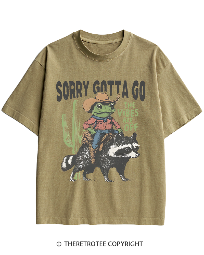 TheRetroTee 1890s Style Cowboy Frog Riding Raccoon Heavy Cotton T-Shirt